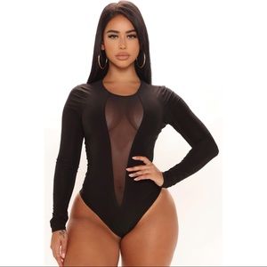 Fashion Nova Mesh Bodysuit